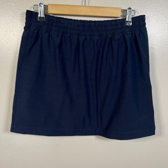 Faherty All Day Skort Skirt Size Small Navy Blue Athletic Tennis Active - Picture 1 of 7